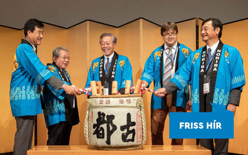 A HORIBA cég idén ünnepelte 75 éves alapítását Japánban, Kiotóban